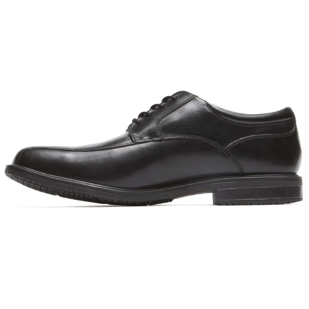 Rockport Singapore Mens Oxfords - Essential Details II Bike Toe Black - XQ4810675